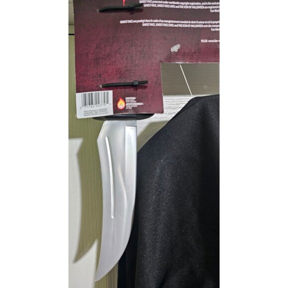 Ghost Face Lives Mask Knife Fun World Set Adult Ghostface Scream Movie Halloween - Picture 2 of 6